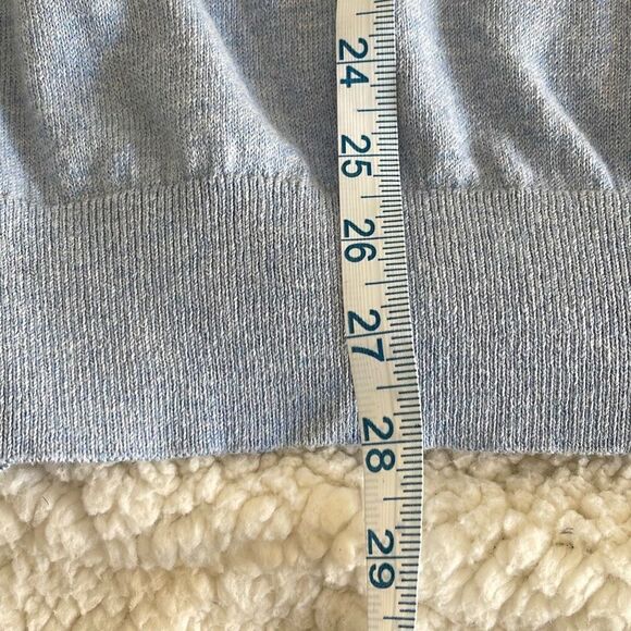 St‎ John’s Bay Crewneck Sweater. Men’s Size XXL. Light Blue - Picture 5 of 5